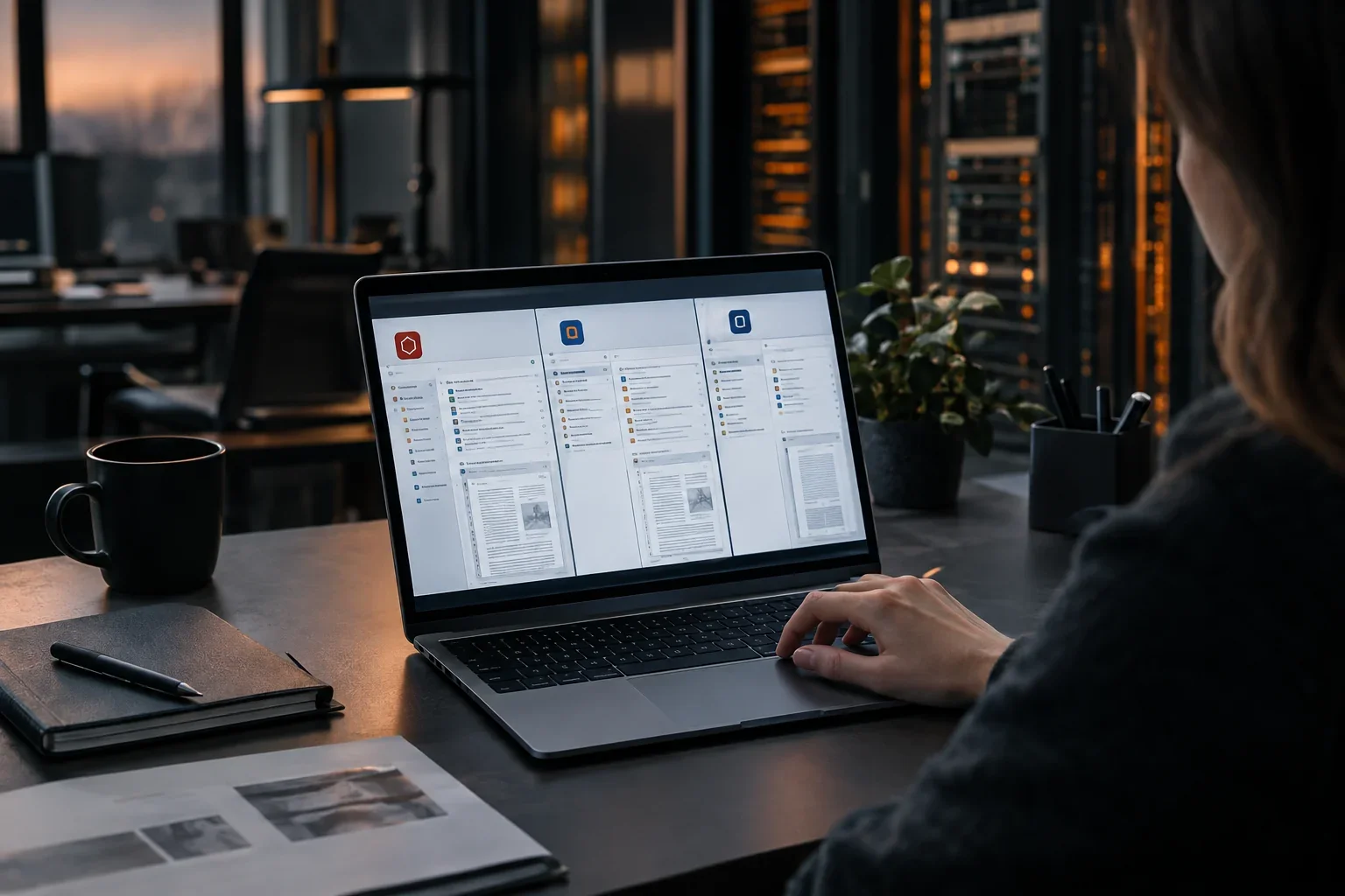 Literaturverwaltung im Vergleich: Zotero, Citavi und EndNote auf einem Bildschirm